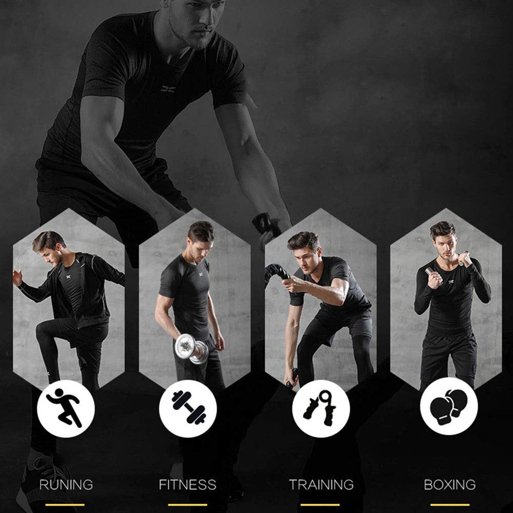 5Pcs Mens Tracksuit Set Grey