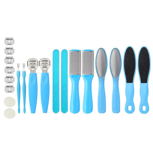 16 Piece Pedicure Kit Foot File Callus Remover Set