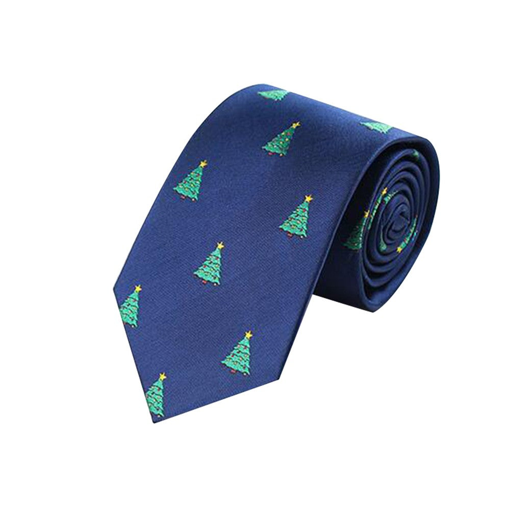 2 X Christmas Tie Holiday Season Neckties Green and Black