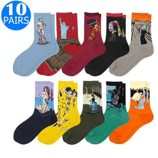 10 Pairs Famous Art Socks