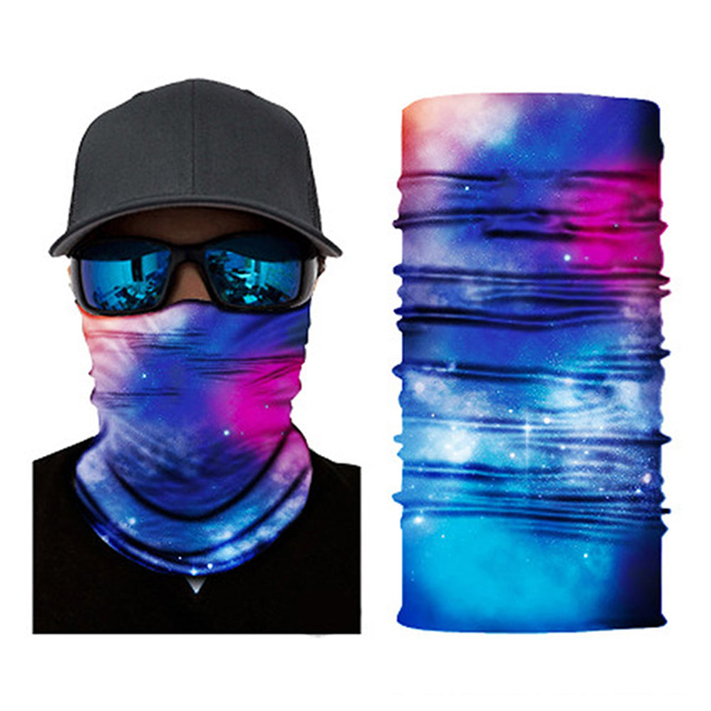 6 X Galaxy Printed Reusable Cycling Mask Scarf