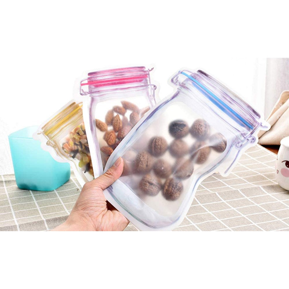 20Pcs Reusable Mason Jar Ziplock Bags