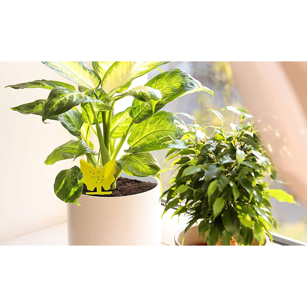 10Pcs Butterfly Shape Sticky Trap Insect Killer with 2pcs Holder