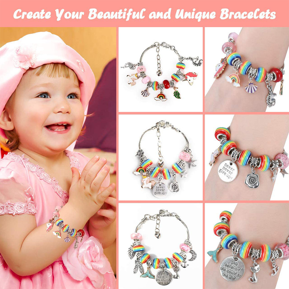 DIY Charm Bracelet Making Kit Women