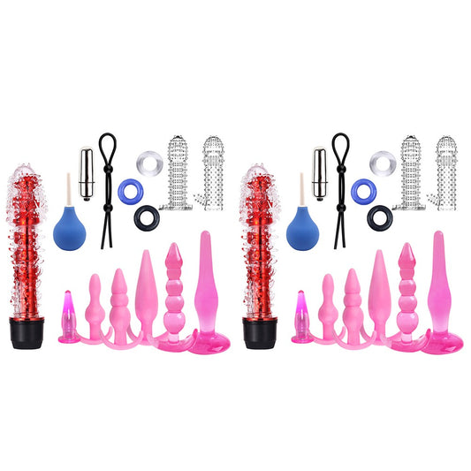 2 X 13-Piece Couples After Dark Toys Set Soft Sensory Accessories Adult Toys