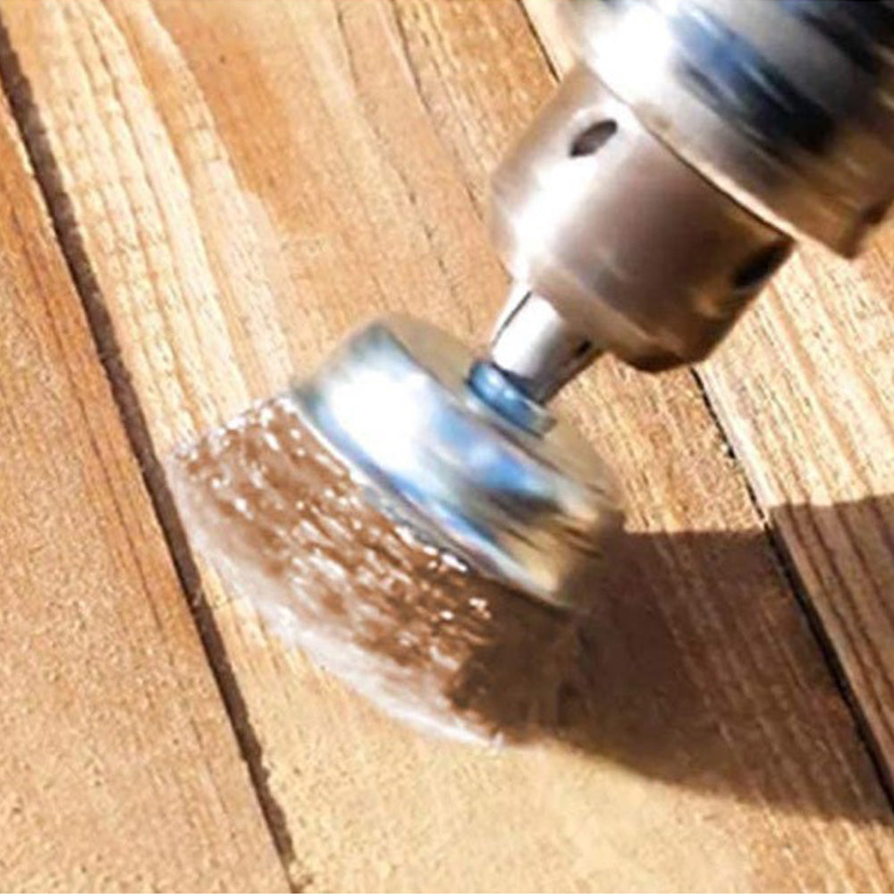 12Pcs Electric Drill Wire Brush Set