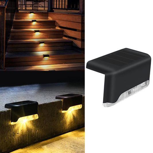 4pcs LED Outdoor Solar Electronics Powered Lights-Yellow