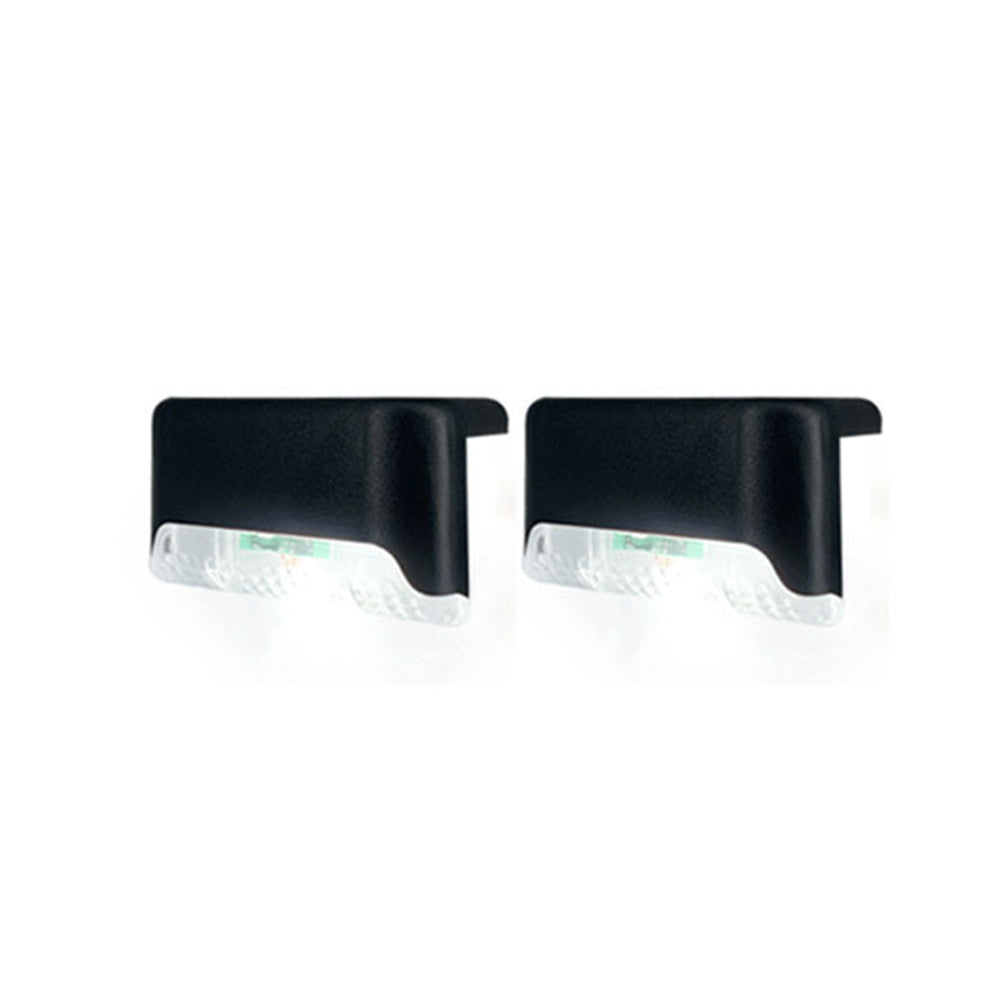 2pcs LED Outdoor Solar Electronics Powered Lights-White