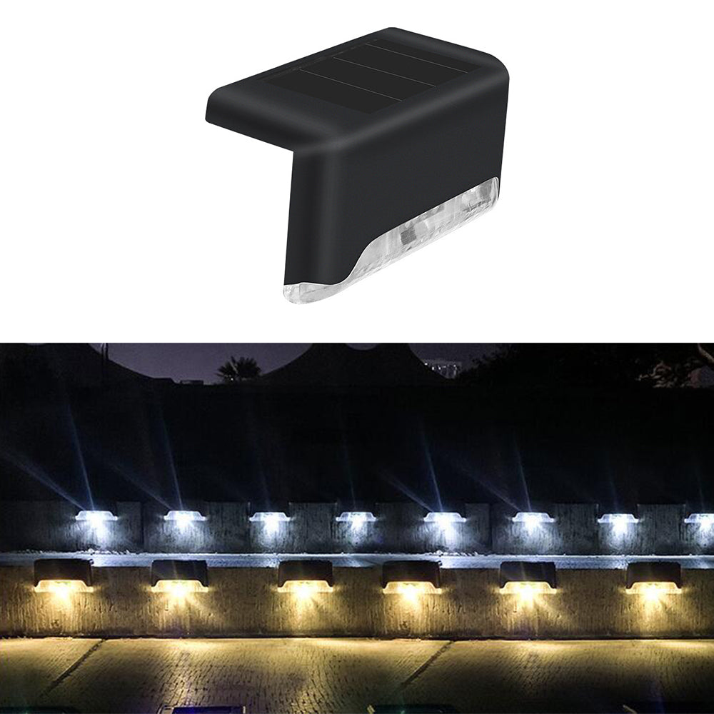 4pcs LED Outdoor Solar Electronics Powered Lights-2White and 2Yellow