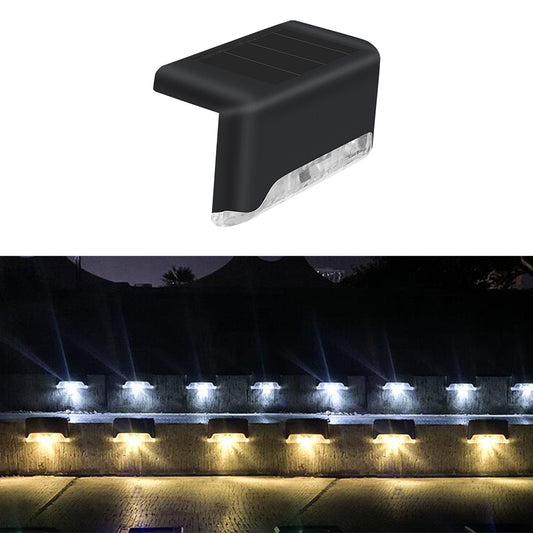 4pcs LED Outdoor Solar Electronics Powered Lights-2White and 2Yellow