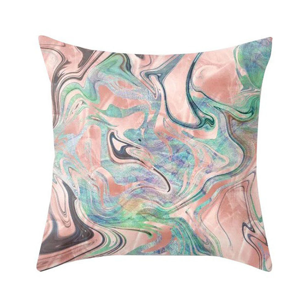 8 Pieces Leaves Printed Pillowcase Cushion Covers Sofa Home Decor WITHOUT PILLOW