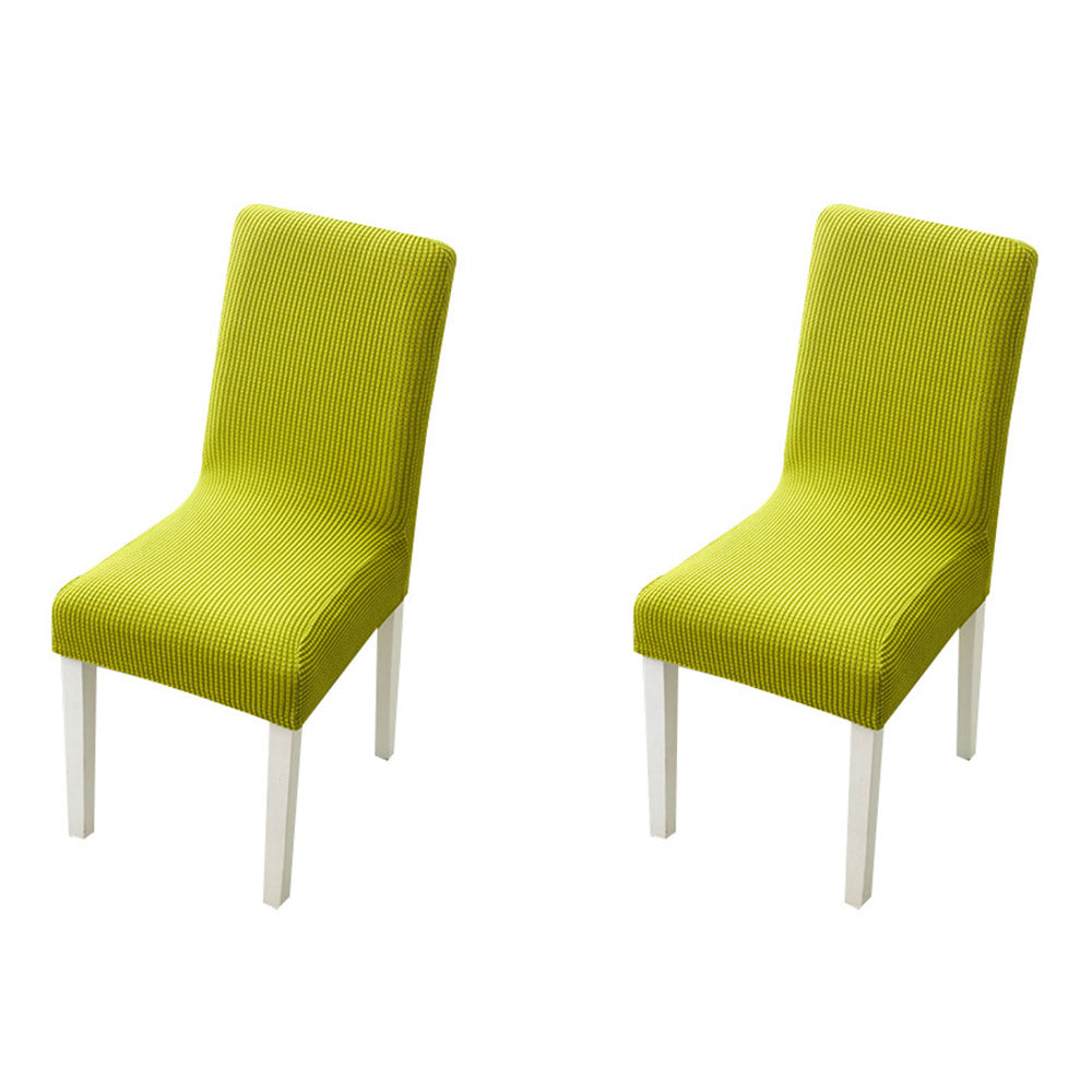 2X Home Decor Elastic Grid Chair Covers-Green