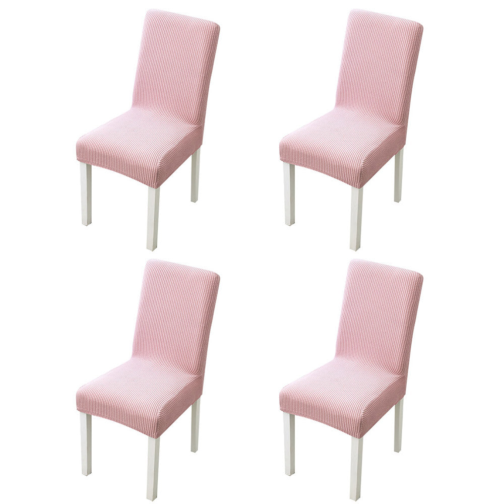 4X Home Decor Elastic Grid Chair Covers-Pink