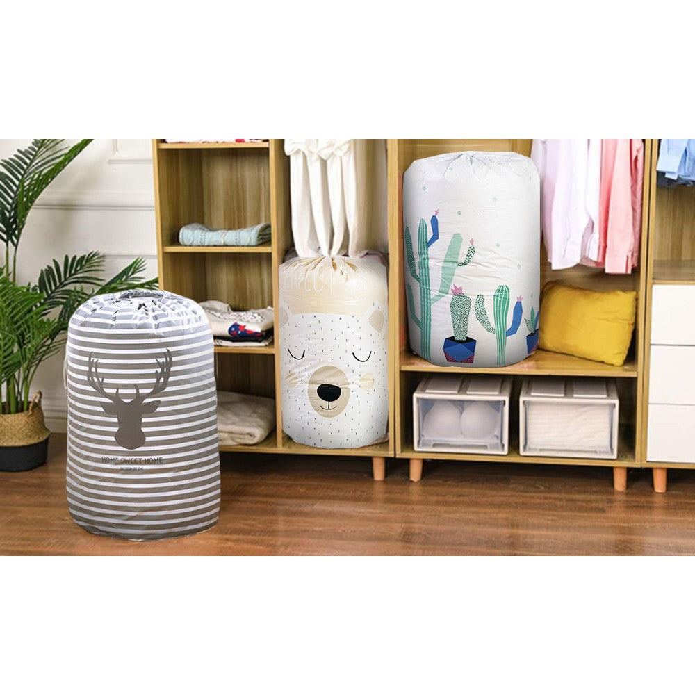 2 Pack Large Capacity Drawstring Quilt Organizer Bags