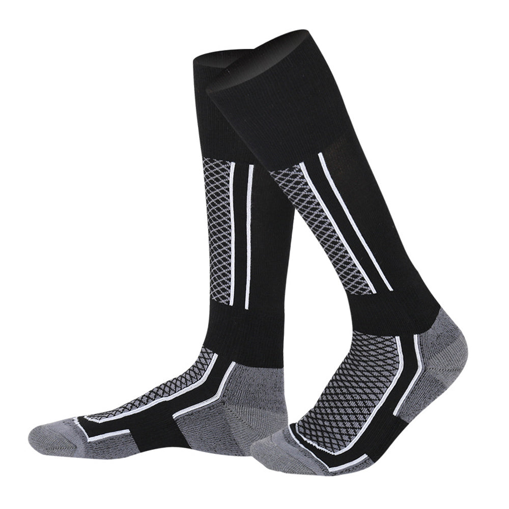 2 Pairs Mens Ski Socks Winter Warm Socks Outdoor Sport Stockings