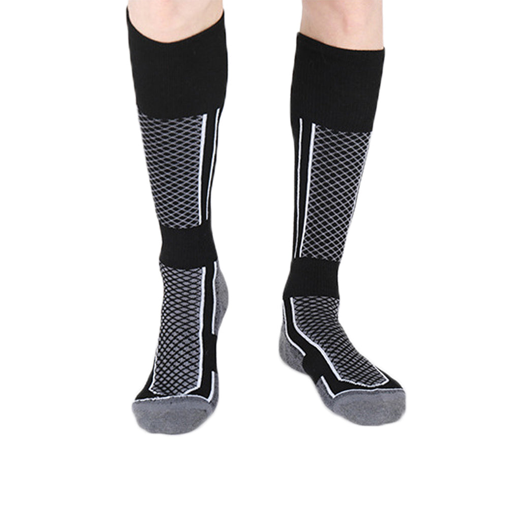 2 Pairs Mens Ski Socks Winter Warm Socks Outdoor Sport Stockings