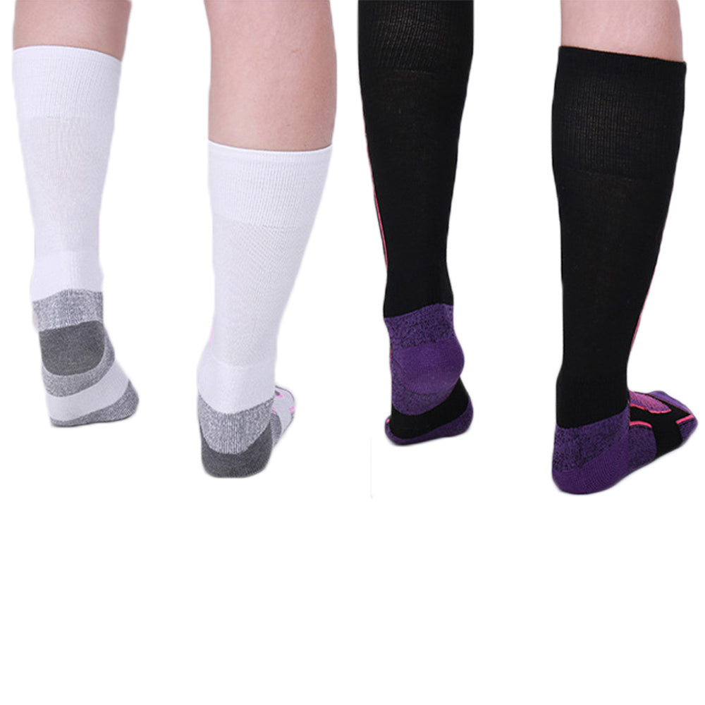2 Pairs Womens Ski Socks Winter Warm Socks Outdoor Sport Stockings