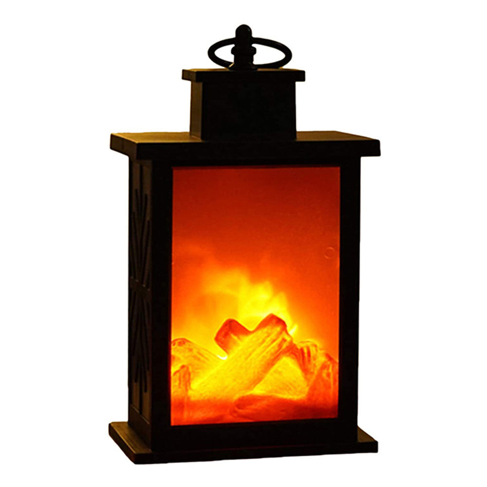 Medium Lamp Home Decor Flameless Fireplace Lantern Night Light