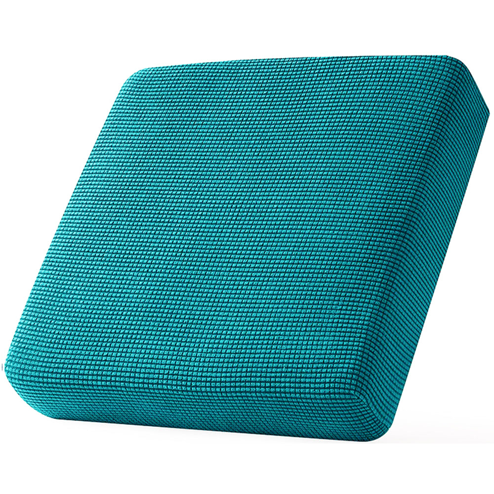 4 X Blue-green Stretch Sofa Seat Cushion Cover Sofa Seat Cushion Protector