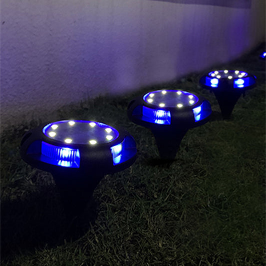 12 X White LED Solar Powered Ground Lights Outdoor Garden Solar Lamp