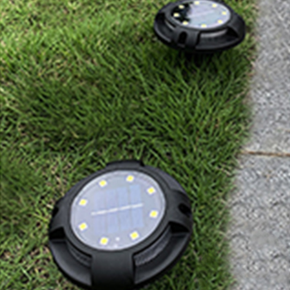 12 X White LED Solar Powered Ground Lights Outdoor Garden Solar Lamp