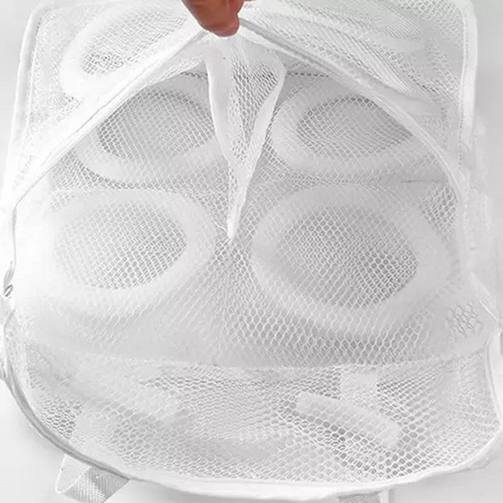 4Pcs Shoes Washing Bag Sneaker Mesh Washing Bag Shoes Laundry Bag