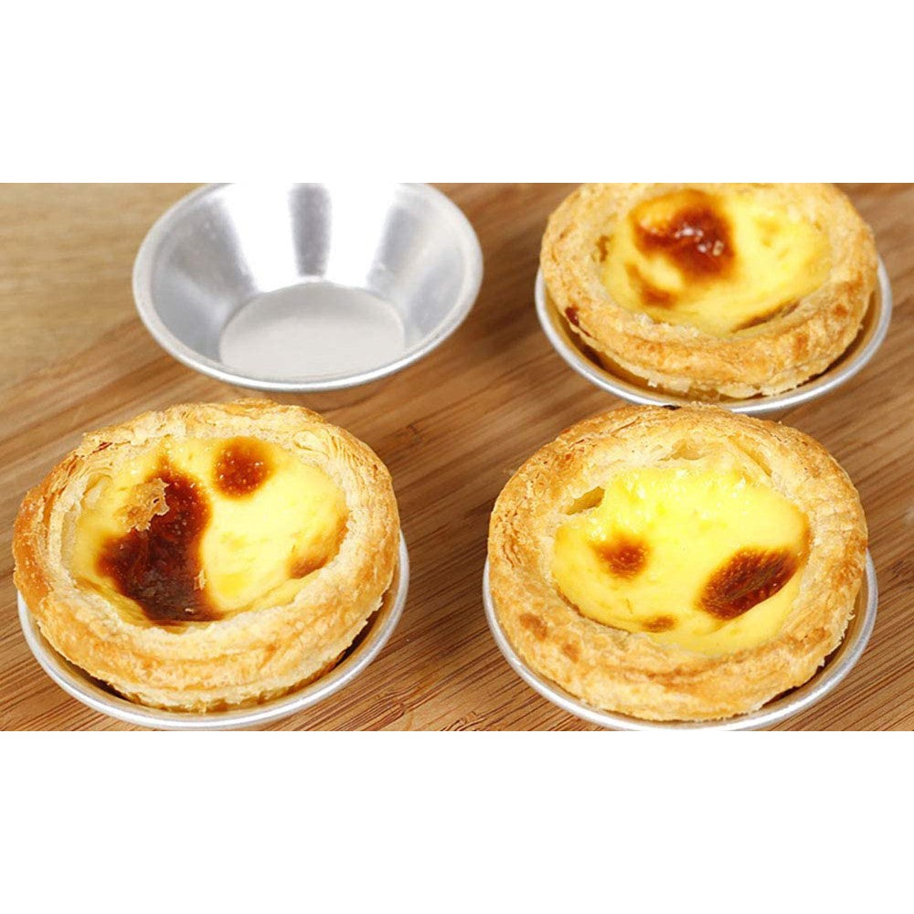 40Pcs Non-Stick Egg Tart Mold Baking Mould Bake Tools