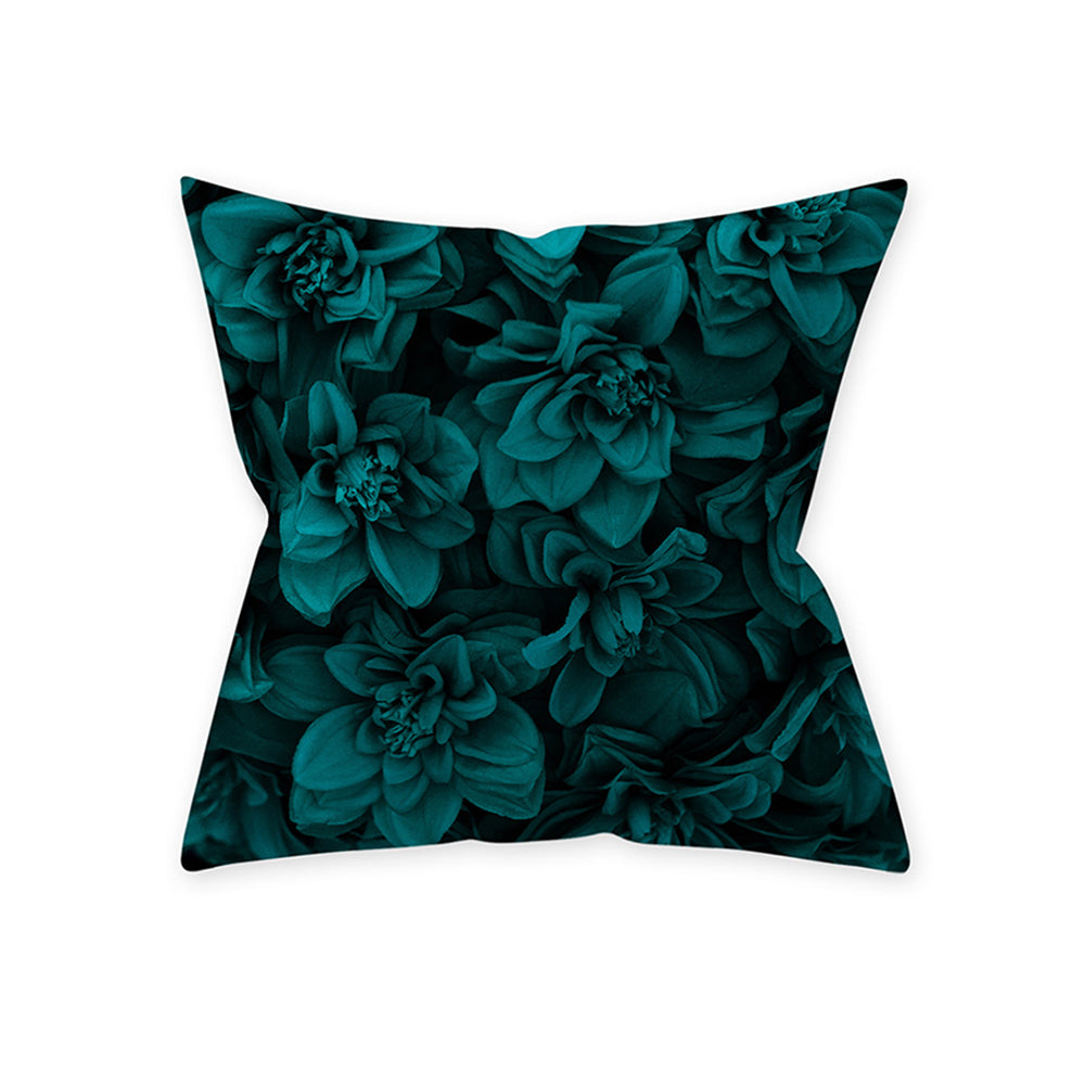 2Pcs Style 1 Aqua Turquoise Blue Cushion Covers Pillow Cases Home Decoration