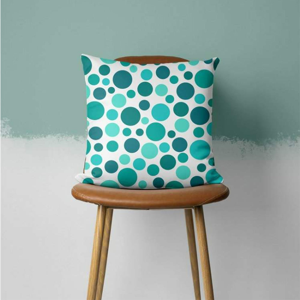 2Pcs Style 3 Aqua Turquoise Blue Cushion Covers Pillow Cases Home Decoration