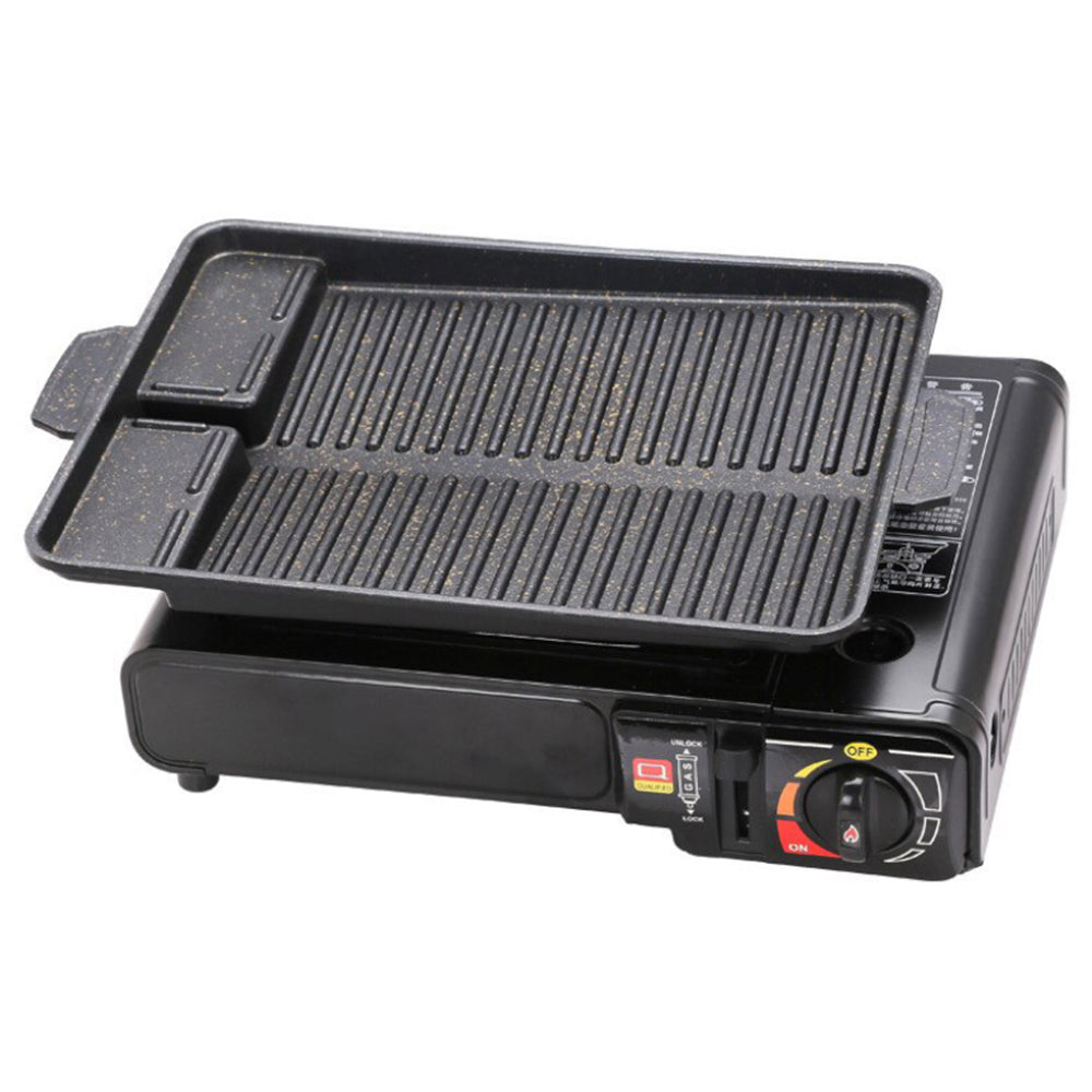 Korean BBQ Grill Pan Korean Stove Top BBQ Grill Plate Barbecue Tray