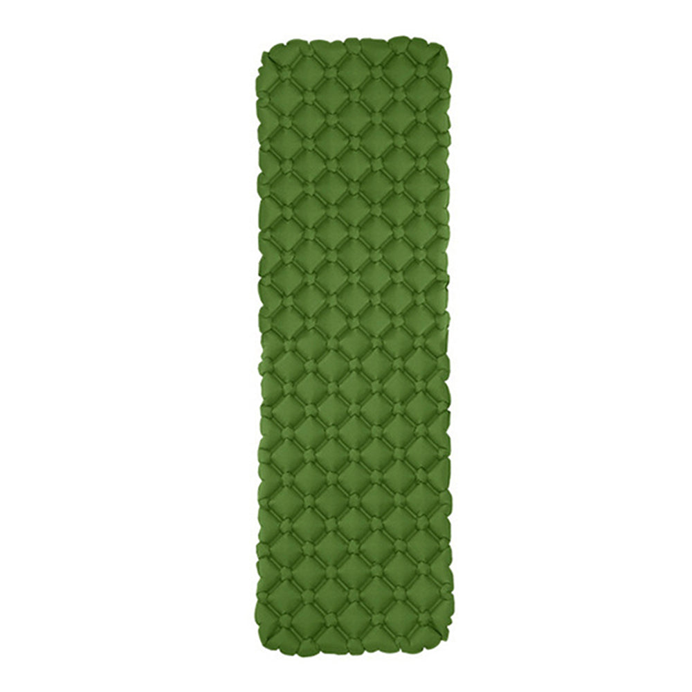 2 X Blue Green Inflatable Moisture-Proof Camping Sleeping Mat for Outdoor Tent