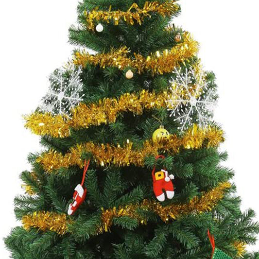 4Pcs Gold Christmas Tinsel Garland Xmas Decor Home Decor
