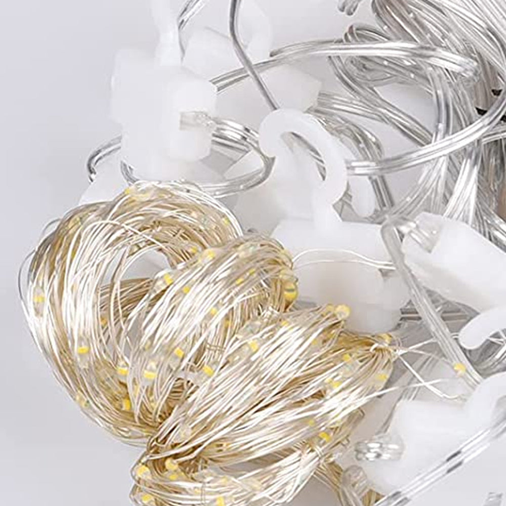 2X Christmas Rainbow LED Curtain Lights Home Decor