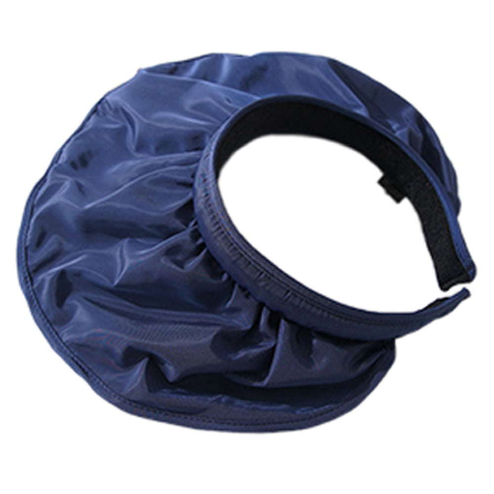 2 X Navy Coffee 2 in 1 Sun Visor Hats Hair Band Headbands