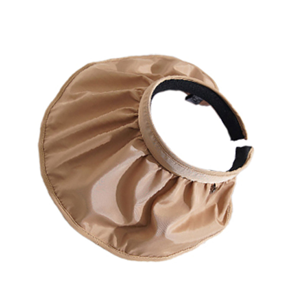 2 X Navy Coffee 2 in 1 Sun Visor Hats Hair Band Headbands