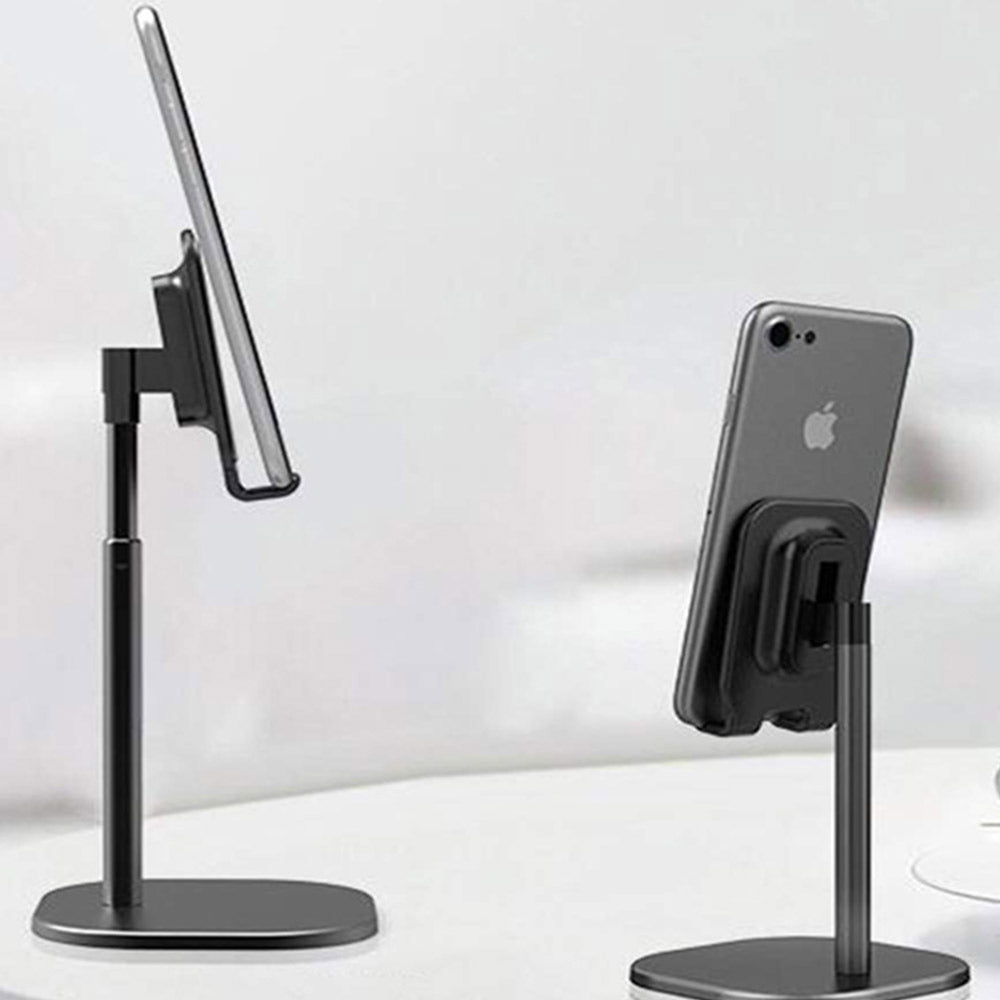 2X  Accessories Height Adjustable for Phone or Tablet Holders-Black  and Silver