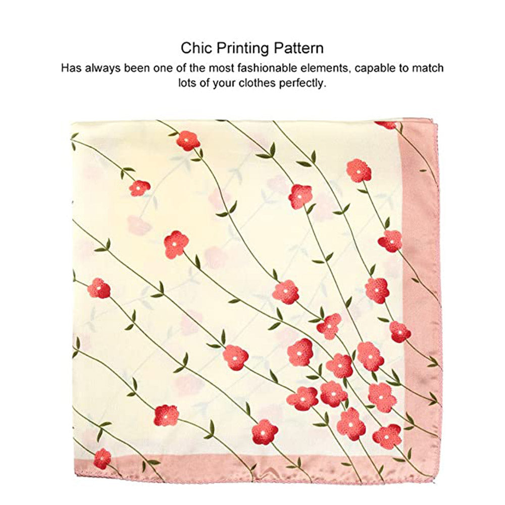 12pcs Mixed Color Soft Square Scarves Women