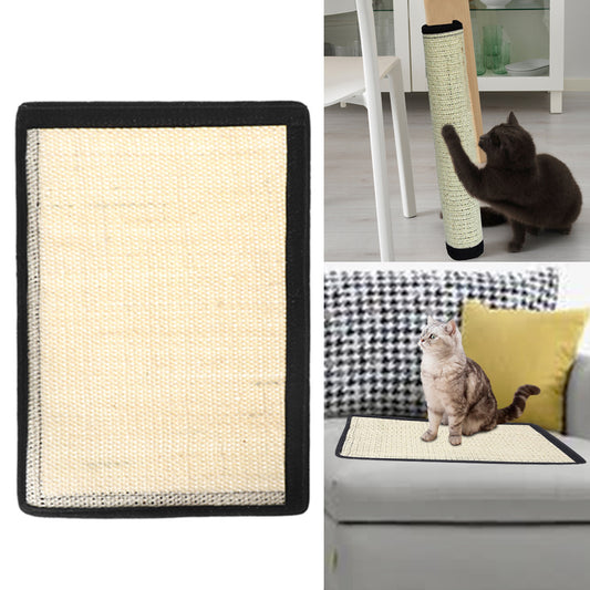 Small Size Cat Scratching Pad Durable Reusable Cat Scratching Wrap Table Leg Cover Chair Leg Protective Cover