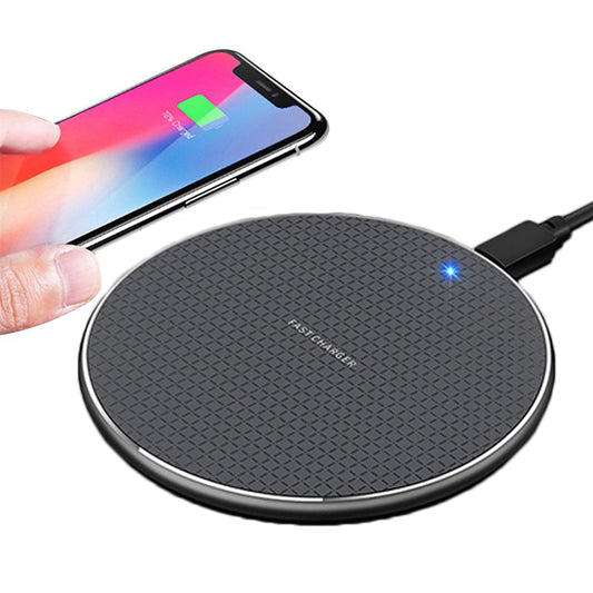 Wireless Charger Charging Pad Cordless Phone Charger Black