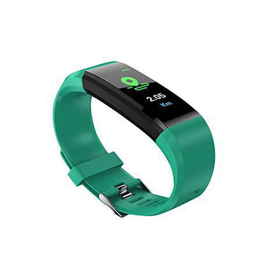 20 In 1 115plus Smart Fitness Tracker Bands Water Resistant Sport Watch Bluetooth Smart Touch Wristband Health Monitoring Bracelet Green