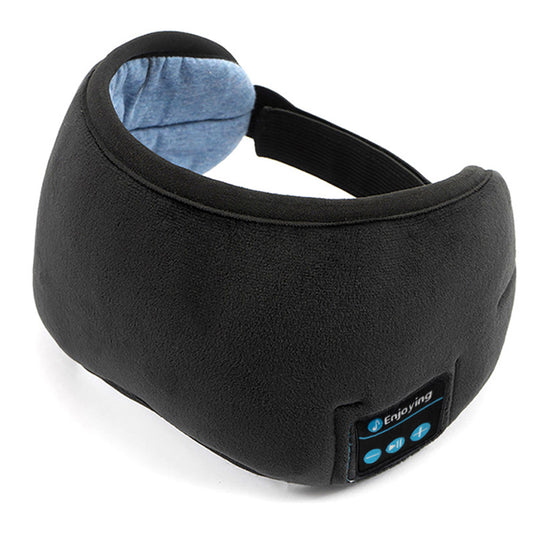 Bluetooth Sleep Mask Wireless Bluetooth 5.0 Eye Mask Headphones Earphone Sleep Mask Black