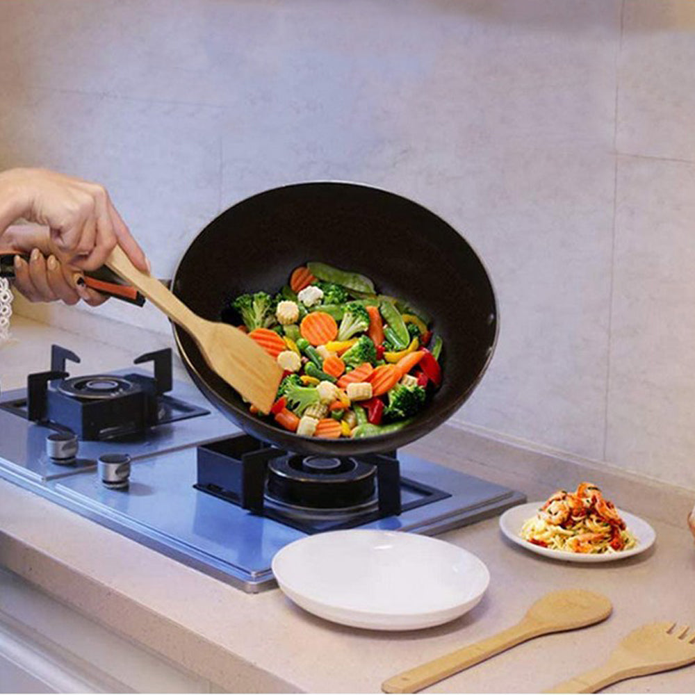 5 Pieces Bamboo Wooden Kitchen Cooking Utensils Set
