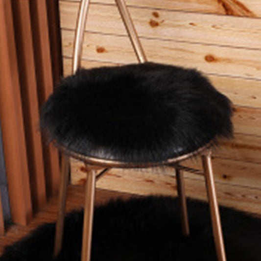 45x45cm Soft Round Seat Cushion Black