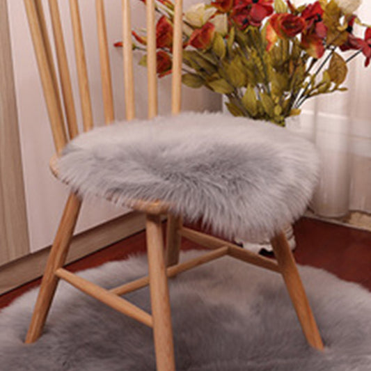 35x35cm Soft Round Seat Cushion Grey