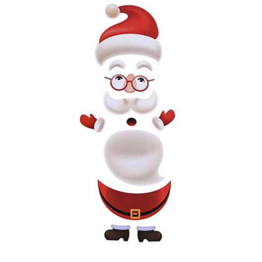 Cute Santa Claus Christmas Fridge Magnet Sticker Christmas Home Decoration