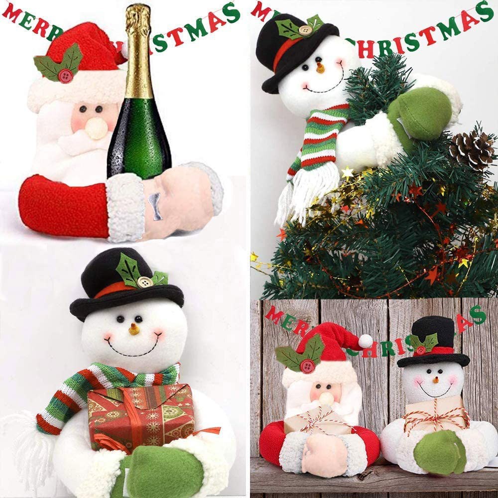 2Pcs Santa Claus Christmas Curtain Buckles