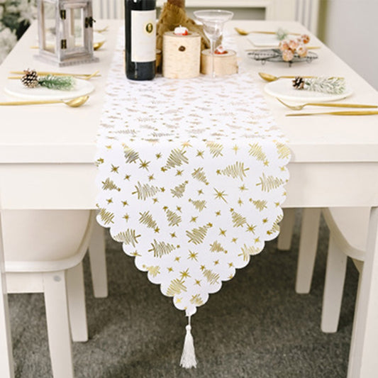 Tree Pattern Christmas Table Runner Table Tablecloth