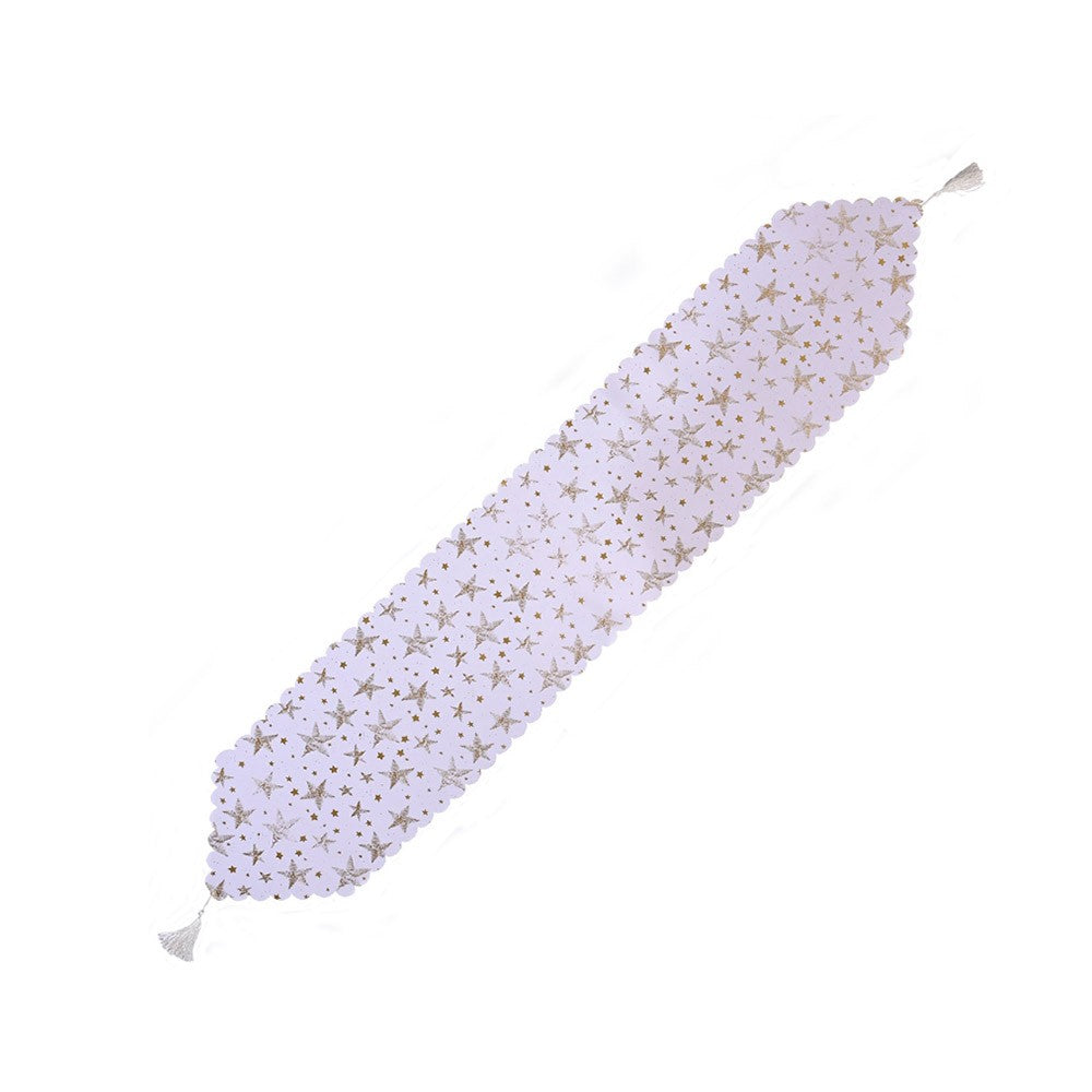 Star Pattern Christmas Table Runner Table Tablecloth