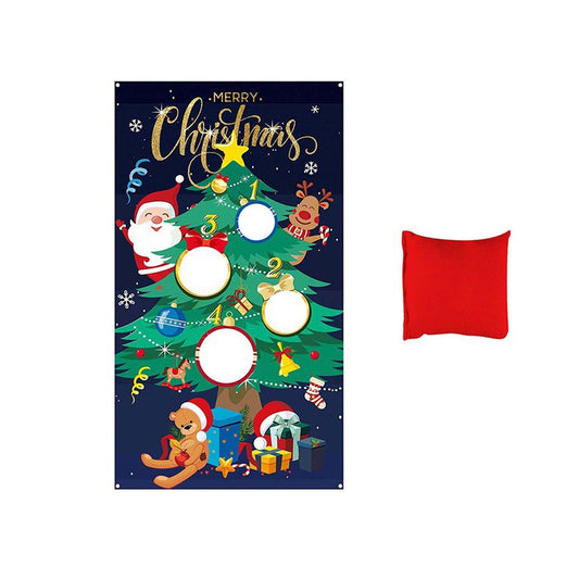 Christmas Tree Christmas Hanging Game Flag Throwing Bag
