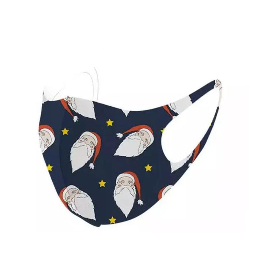 10Pcs For Kid Reusable Christmas Themed Face Masks Earloop Face Masks